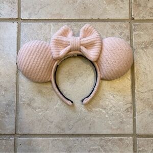 Pink Sweater Minnie Mouse Ears